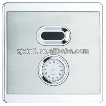 High Quality Concealed Mounted in Wall Infrared Sensor Urinal Flusher, Automatic Flush Valve with Watch
