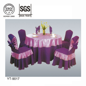 Hotel Purple Bowtie Chair Cover