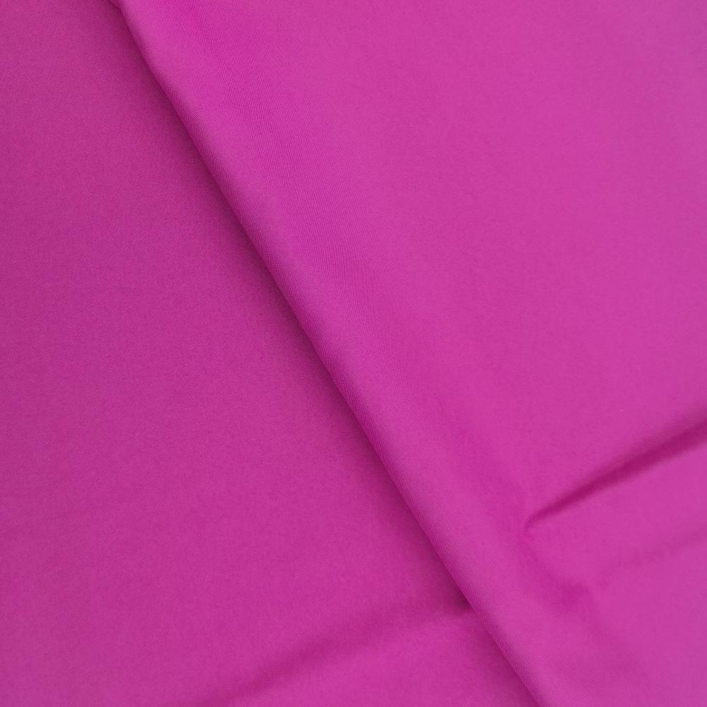 Rose Red Woven Polyester Pongee Fabric