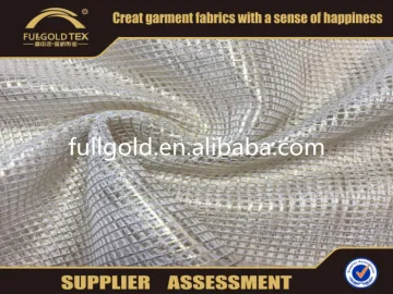 Custom New Fashion 100%Polyester Lace Dyed Foil Gold Fabric For Women's Dress