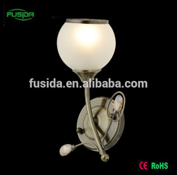 Wall Sconce Hotel Chrom/France gold Color Glass Wall Lamp/wall Light For Living Room