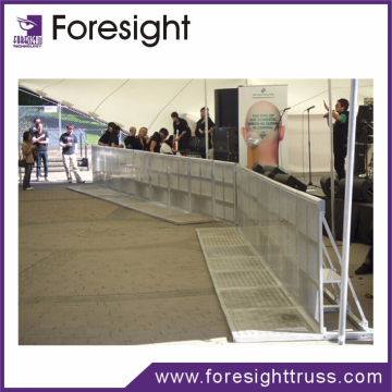durable aluminum crowd barrier crowd control barrier for parade