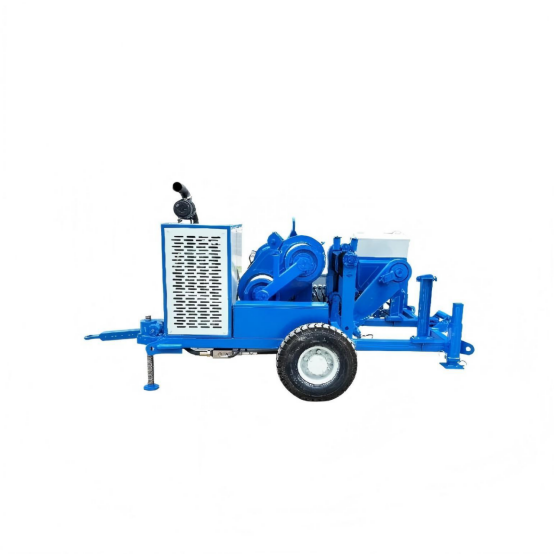 Máquina de tração de cabo hidráulico
