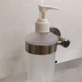 Dispenser di sapone per bottiglia di vetro manuale per bagno