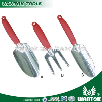 Red Soft grip G408 Aluminium Alloy Garden Tool Set / 3pcs per set
