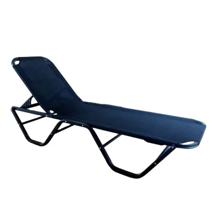 Portable Aluminum Beach Chair - Removable Sleeping Sun Lounger