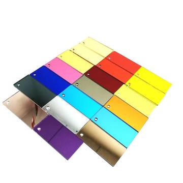 Laser Cut Engraved Plastic Boards: Customizable Sizes in Acrylic Mirror Sheets - Red, Blue, Purple, Rose Gold, Copper, Silver, Golden
