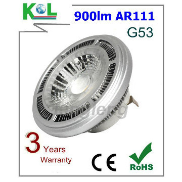 3000K/ 5000K, 950lm LED AR111 Lamp,3 years warranty