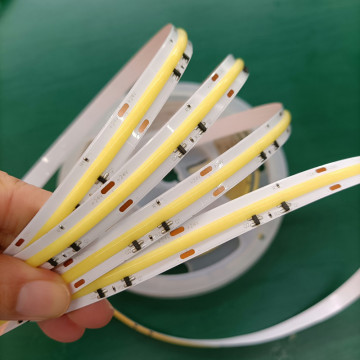 Constant Current COB 480LEDs/m 24V 10mm 9W 840LEDs/m 12V White 6500K COB LED Strip Light