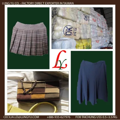Wholesale Africa used clothing bales from Taiwan