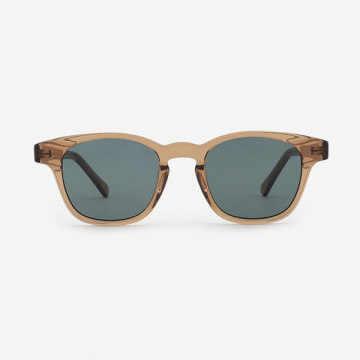 Light Square Acetate Men's Sunglasses