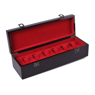 luxury watch display,high glossy watch box,6 positions