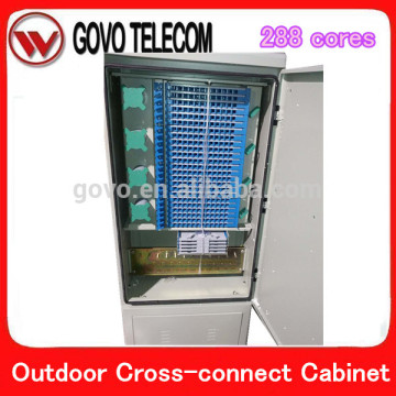 144 288 576 cores Outdoor Cross-connect Cabinet OCC SMC or Stainless steel material