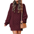 Women's Casual Knitted Oversized Sweater Dress