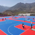 Corte de baloncesto de baloncesto de aire al aire libre profesional