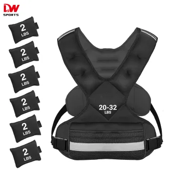 DW Sports Fitness: Weight Vest with Adjustable Plate System