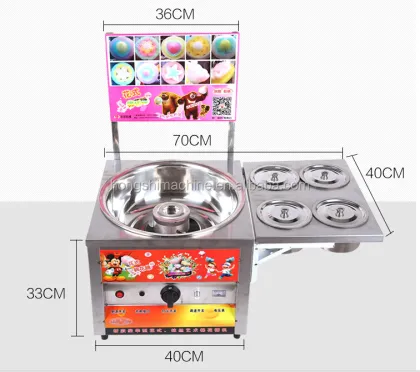 Cotton Candy Floss Making Machine - The Most Popular Street Snack