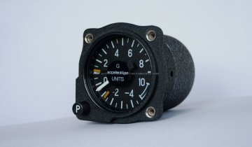Custom 2 1/4” Aircraft Flight Instruments Accelerometer Gauge Bj10-2f
