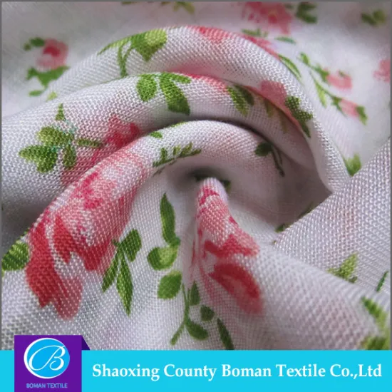 China wholesale Fashion Plain printed spun rayon fabric