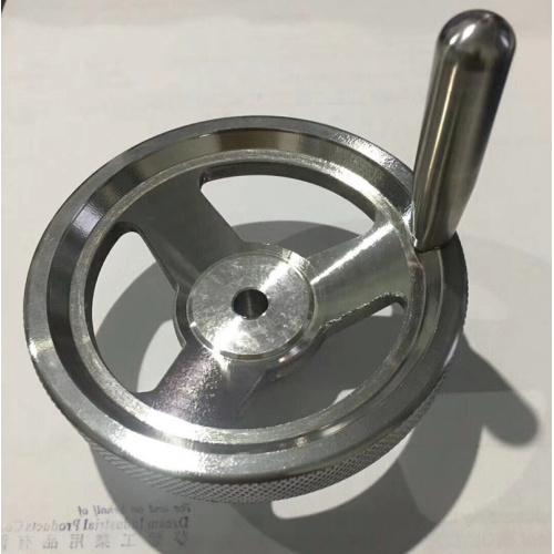 Rueda de mano de la máquina del CNC de la rueda de mano del acero de bastidor