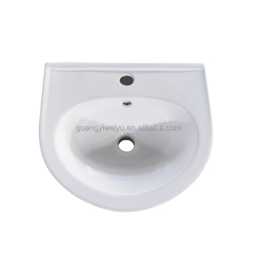 Cheap Mini Ceramic Wall-Hung Sink - Small White Bathroom Basin