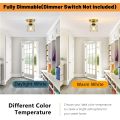 Farmhouse Semi Flush Mount Ceiling Light