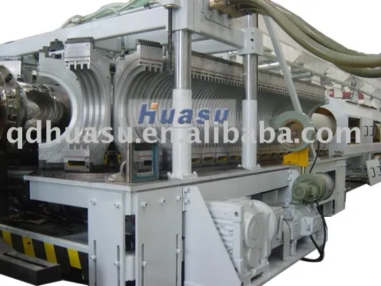 HUASU double wall corrugated pipe extruding machine