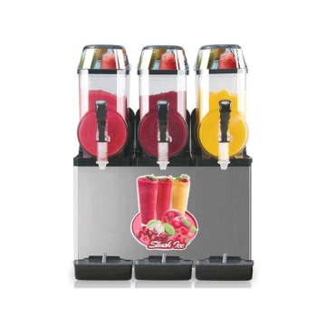 Máquina de lama comercial de três cilindros de alta qualidade com compressor importado para restaurantes e autoatendimento