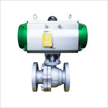 High Pressure Pneumatic O-type Ball Valve
