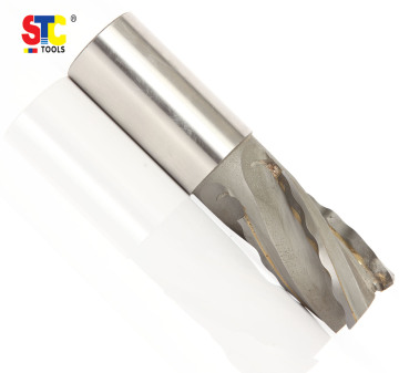 Brazed Carbide Tipped End Mills with Straight Shank