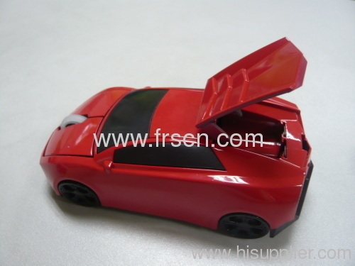 Red Oil Coating Wired Lamborghini Car Mouse 