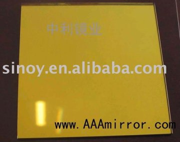 Back painted glass bronze glass gold mirror glass