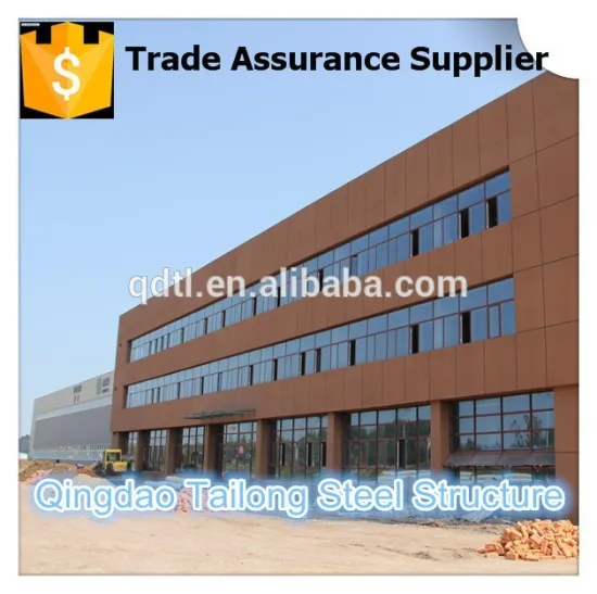 Heavy duty large span steel structure building construction design