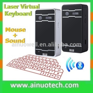 Hottest Keyboard Mouse Mini Bluetooth Virtual Laser Keyboard Mouse with Speaker