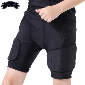 Youth Kids Padded Compression Short Chest Rib Hip Protector for Football Baseball Ice Skating Rugby Soccer Hockey Shorts