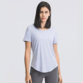 Camada de base azul cintilante mulheres camisetas equestres