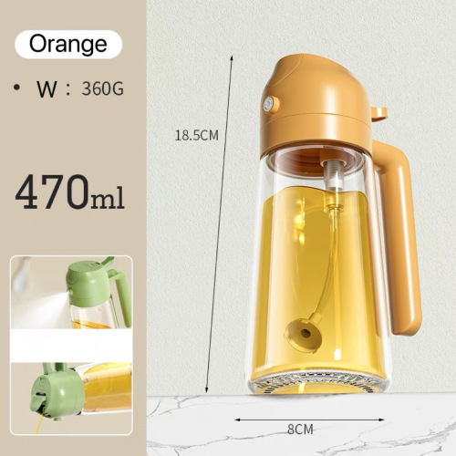 Frasco de spray de vidro premium para azeite e uso de cozinha