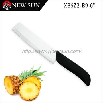 6\" serrated ceramic knife