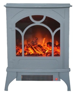 white mantel fireplace
