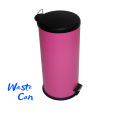 Bathroom Round Foot Pedal Stainless Steel Trash Bin