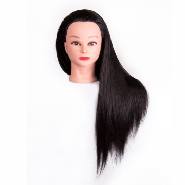 AliLeader African American Salon 1B# Salon Teaching Hairdressing Styling Head Hair Dummy Training Mannequin Head With Hair