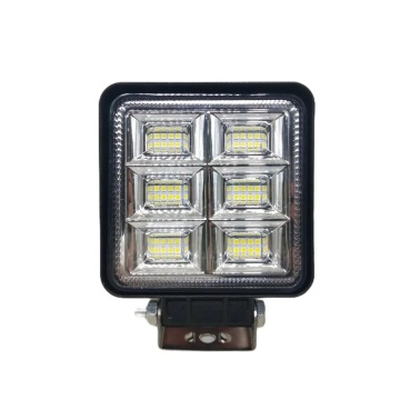 Luce di lavoro a LED da 4 pollici quadrati da 4 pollici per camion: lampada da illuminazione luminosa da 48leds