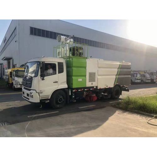 Automatic washing system solar panels sweeper cleaning truck