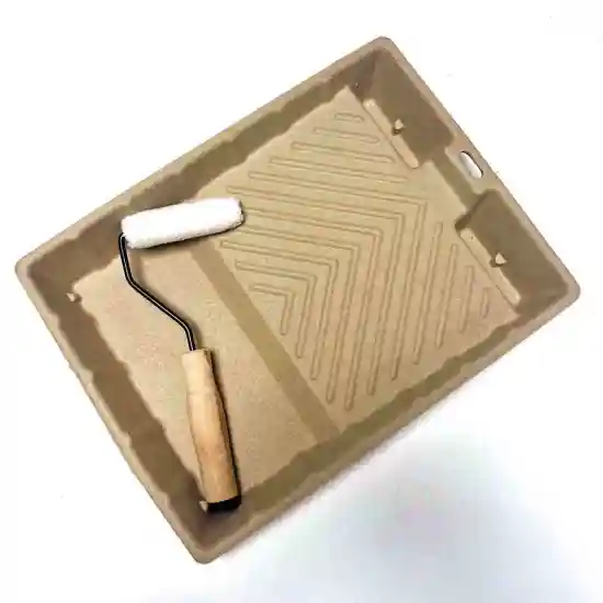 Biodegradable wall decorative gallon bucket painting tray