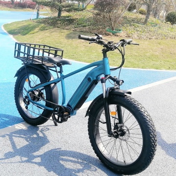 Aluminium legering frame verborgen batterij elektrische fiets: 26 inch, 48V/750W, dikke band, retro oude stijl vintage ontwerp