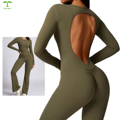 High Quality Custom Logo Yoga Jumpsuits for Women - Gym Fitness Wear