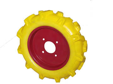 16" Polyurethane Agricaltural Tubeless Tyre and Wheel (4.00X8)