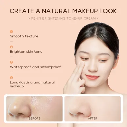 Private Label Face Makeup Liquid Foundation BB Cream Whitening