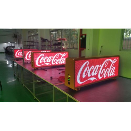 Outdoor Wireless Control P4 Led Taxi Top Screen