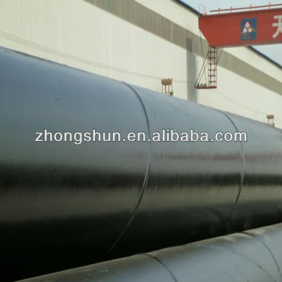 SSAW-ASTMA252 GR.2 steel pipe with3PP coating